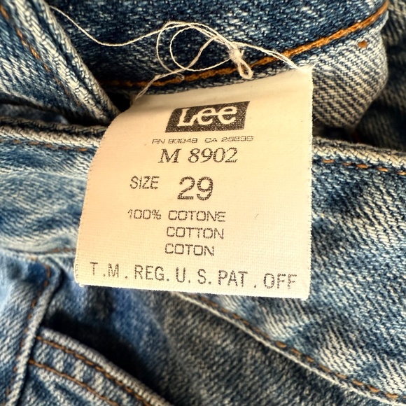 Vintage Y2K Low Waist Lee Flare Jeans - Picture 8 of 9